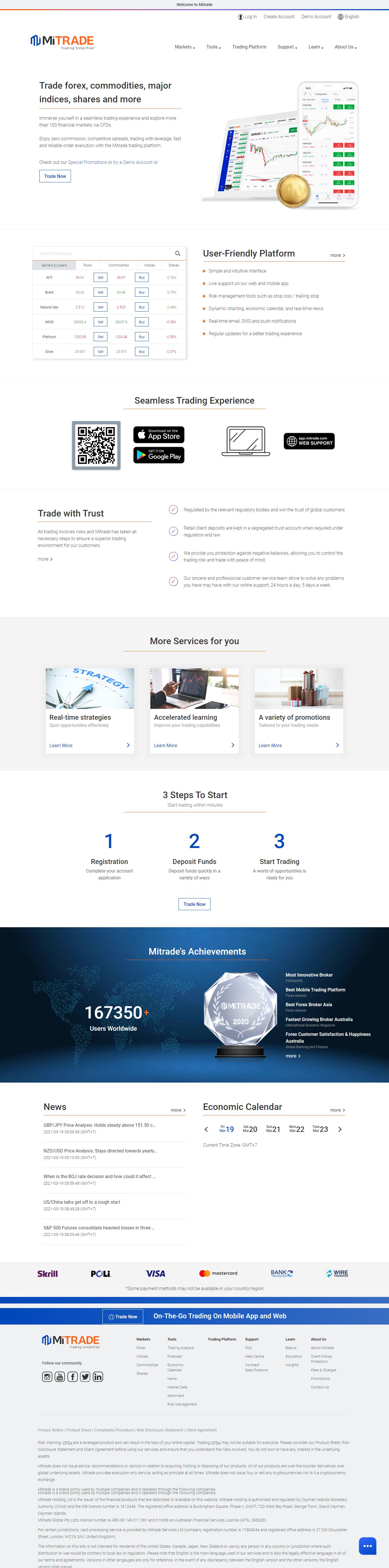 [tapchicoin24h] Thiết kế Website web sàn giao dịch - wwwmitradecom