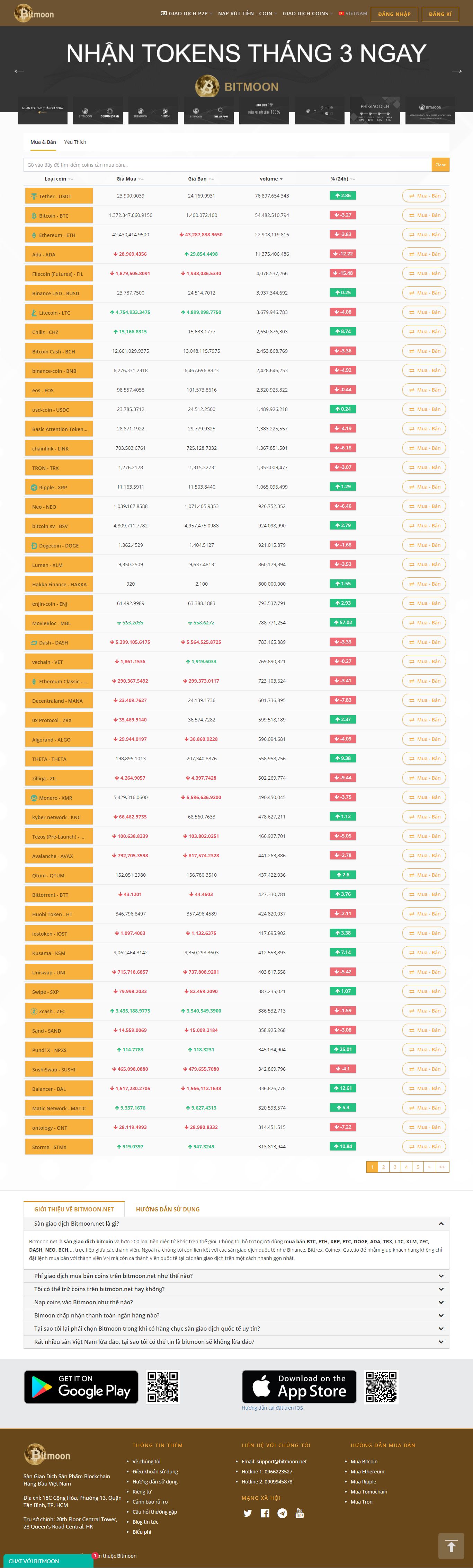 [tapchicoin24h] Thiết kế Website web sàn giao dịch - bitmoonnet