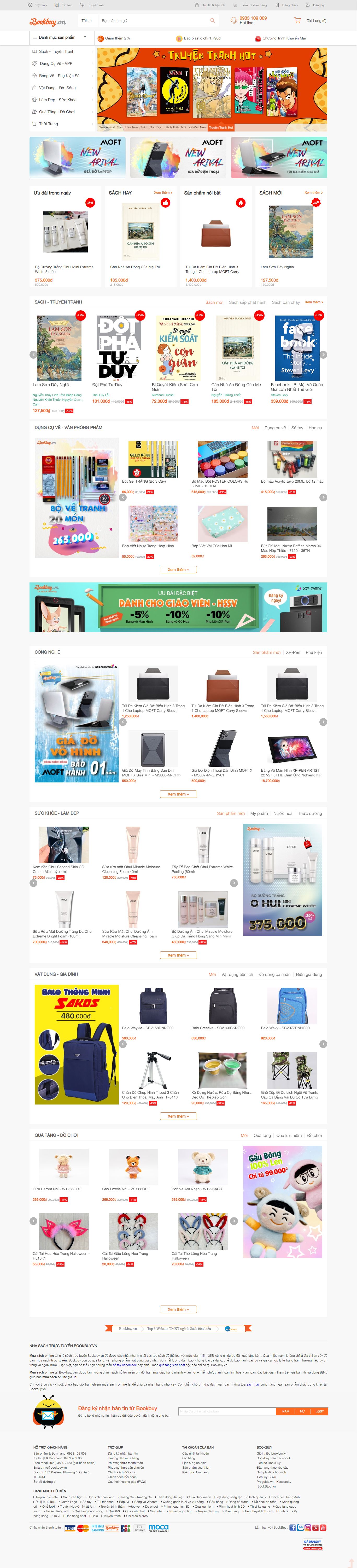 [khoinghiepsangtao] Thiết kế Website web khởi nghiệp - bookbuyvn