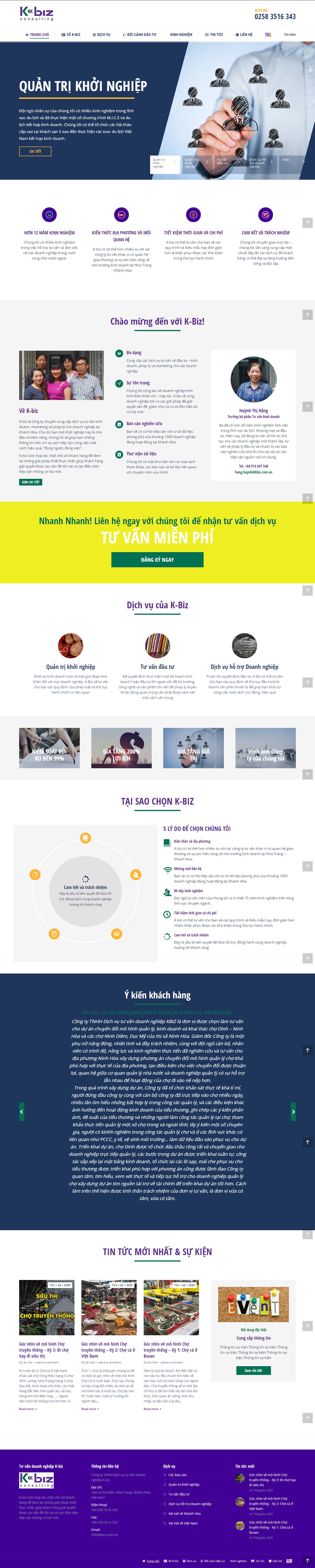 [khoinghiepsangtao] Thiết kế Website web khởi nghiệp - kbizcomvn