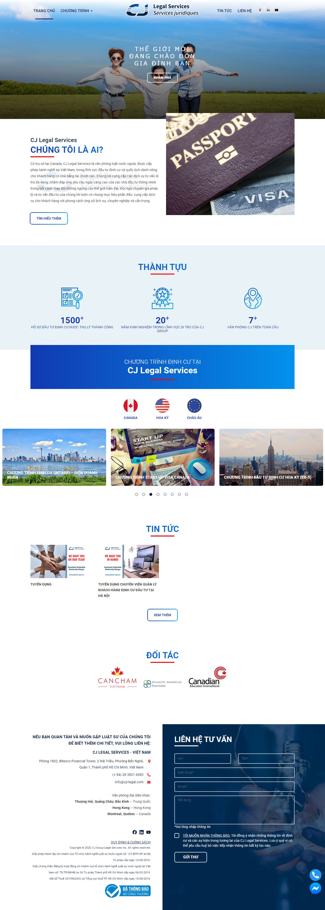 [khoinghiepsangtao] Thiết kế Website web khởi nghiệp - cjlstuvandinhcuvn