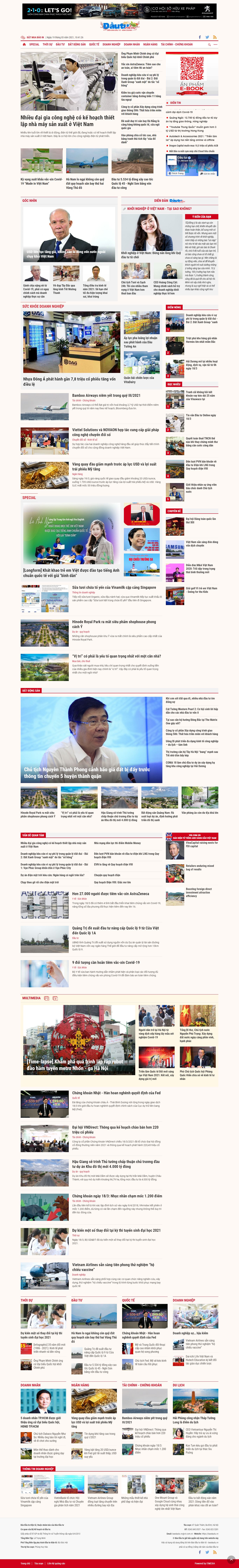 [khoinghiepsangtao] Thiết kế Website web khởi nghiệp - baodautuvn