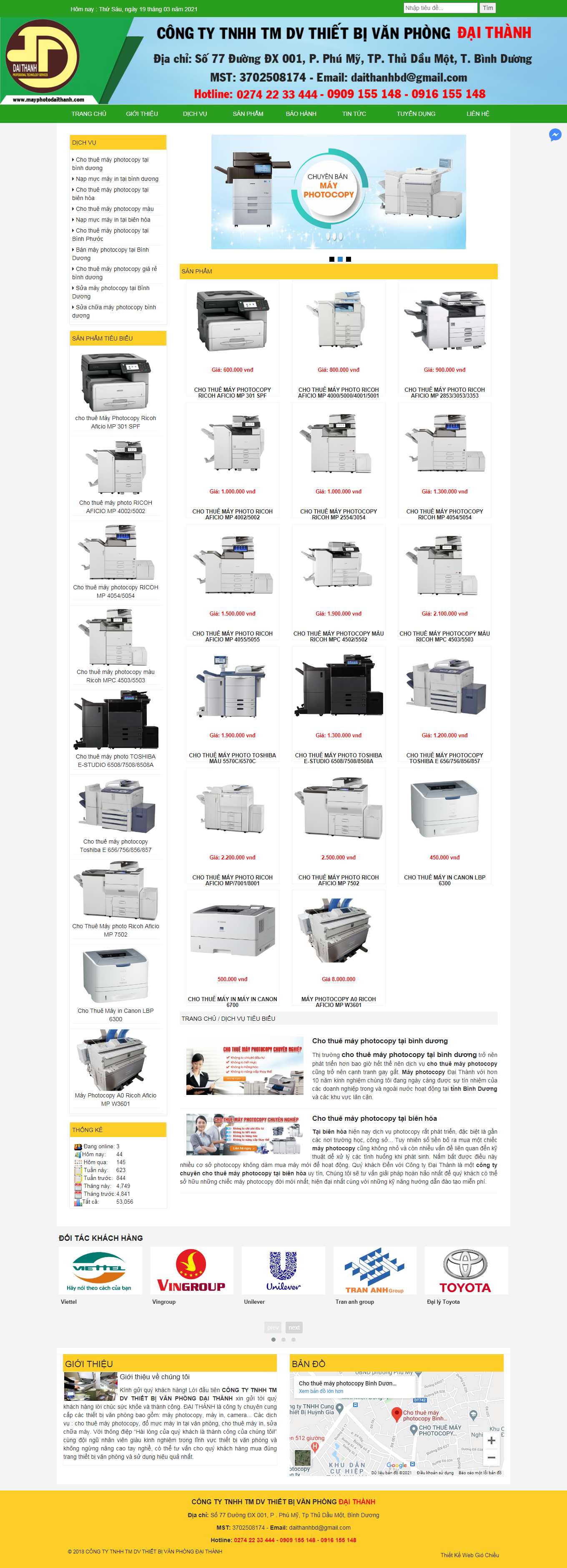 [vinasave] Thiết kế Website web đống đa - mayphotodaithanhcom