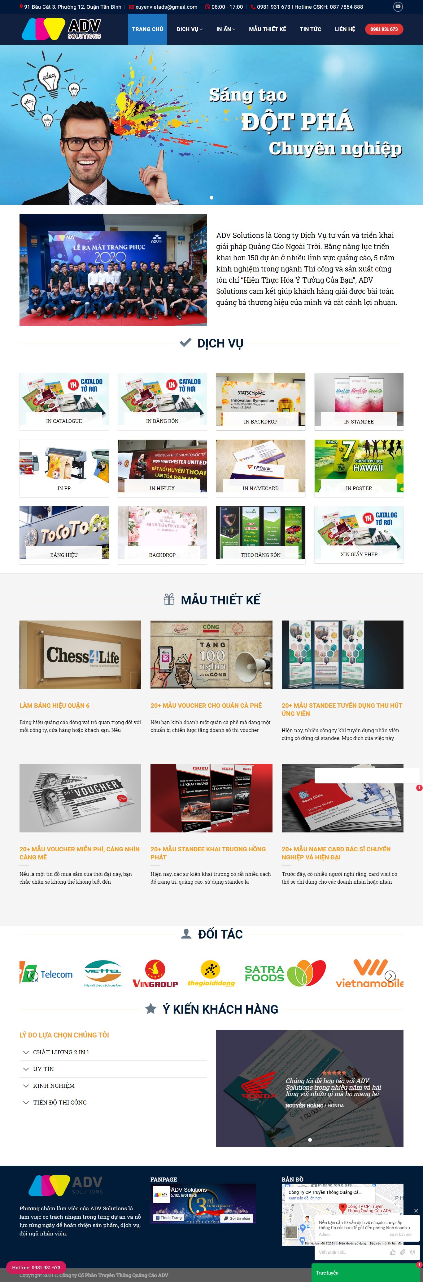 [viet-power] Thiết kế Website web hội thảo - advsolutionsvn