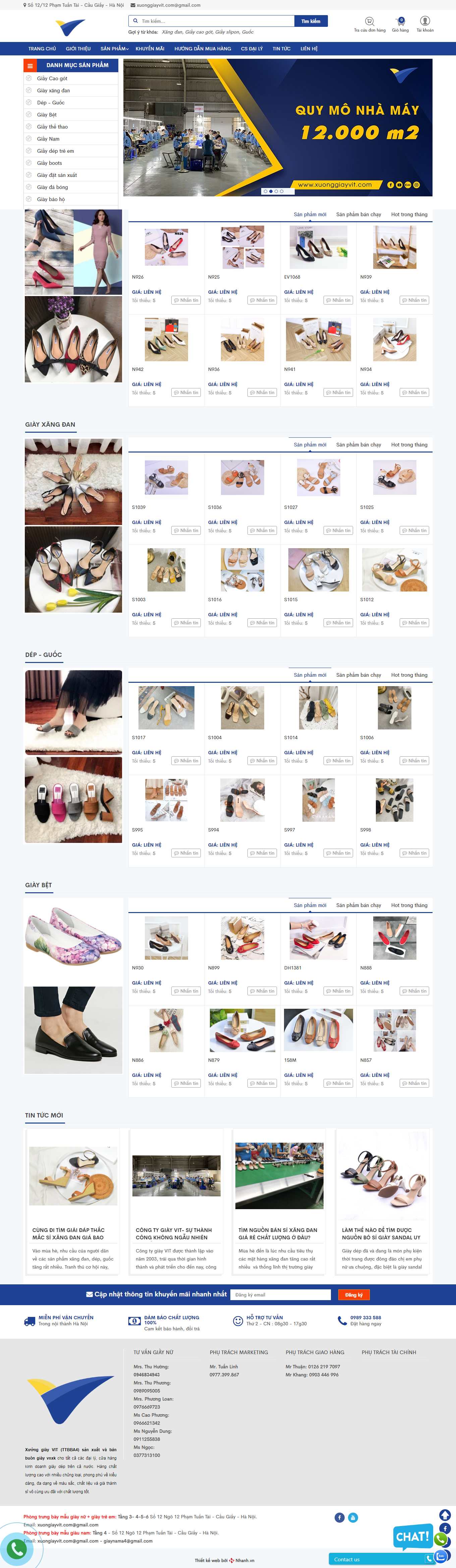 [gachkhongnungtoanthang] Thiết kế Website Web Quận Tây Hồ - xuonggiayvitcom