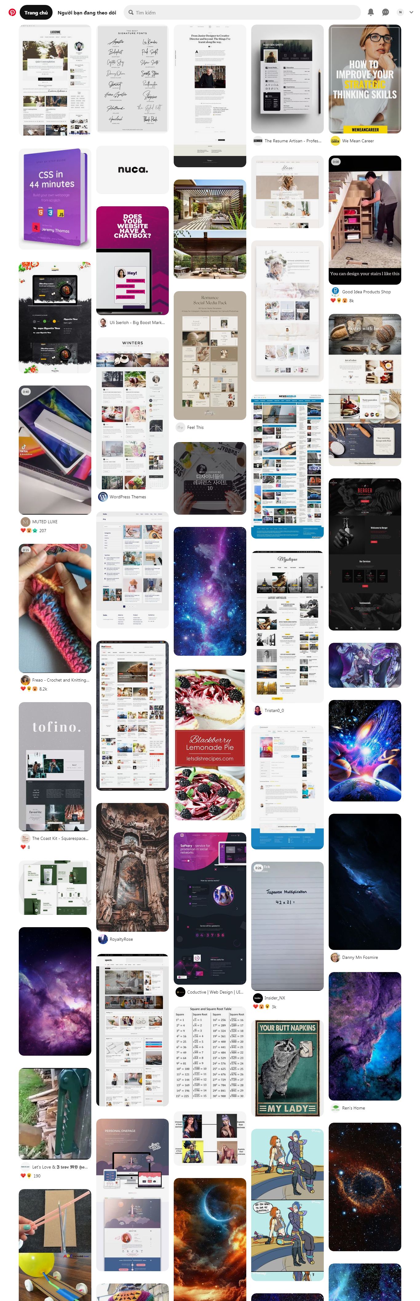 [twitter] Thiết kế Website web mạng xã hội - wwwpinterestcom