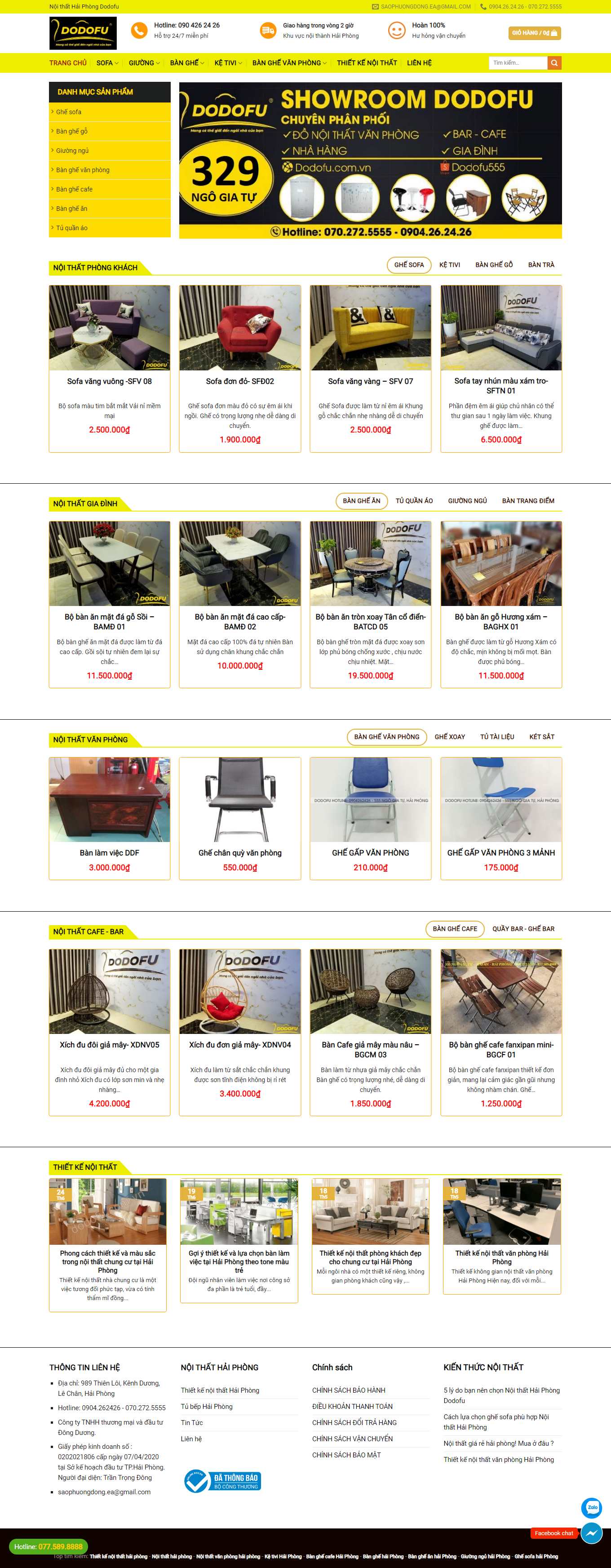 [gachkhongnungtoanthang] Thiết kế Website Web Quận Tây Hồ - dodofucomvn