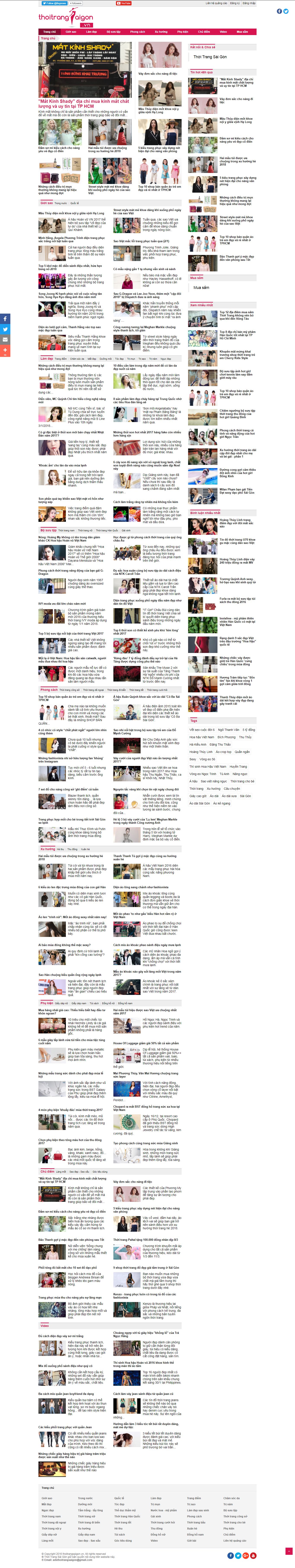 [tintuconline] Thiết kế Website web báo điện tử - thoitrangsaigonvn