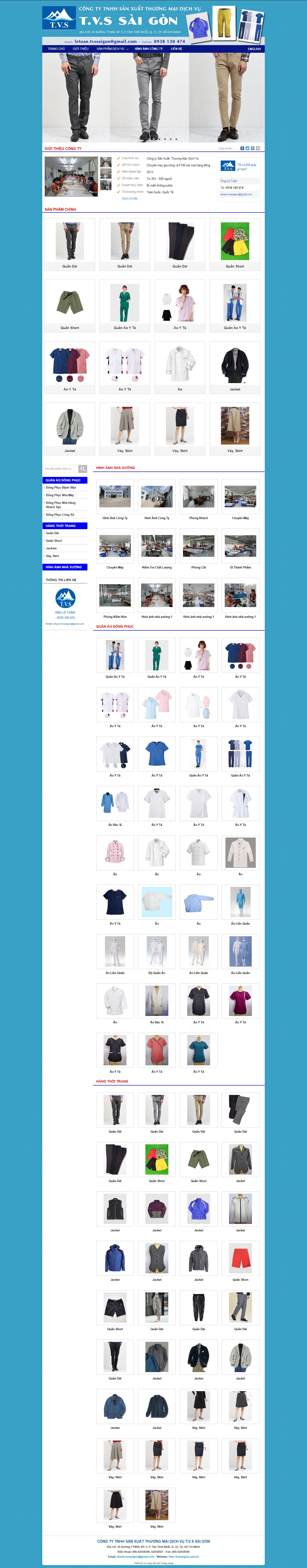 [xuatnhapkhauleanh] Thiết kế Website web xuất khẩu - tvssaigoncomvn