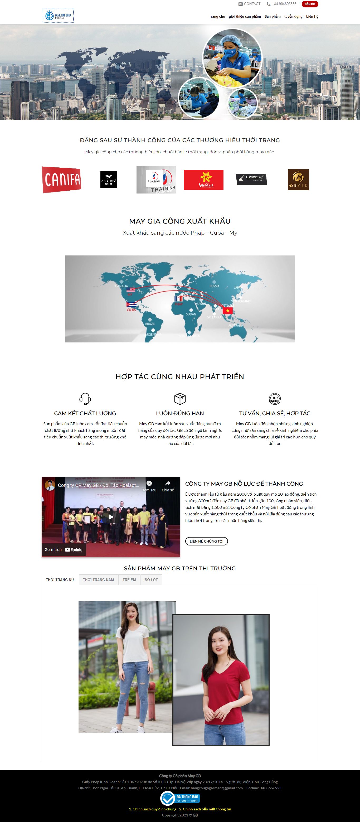 [xuatnhapkhauleanh] Thiết kế Website web xuất khẩu - maygbcom