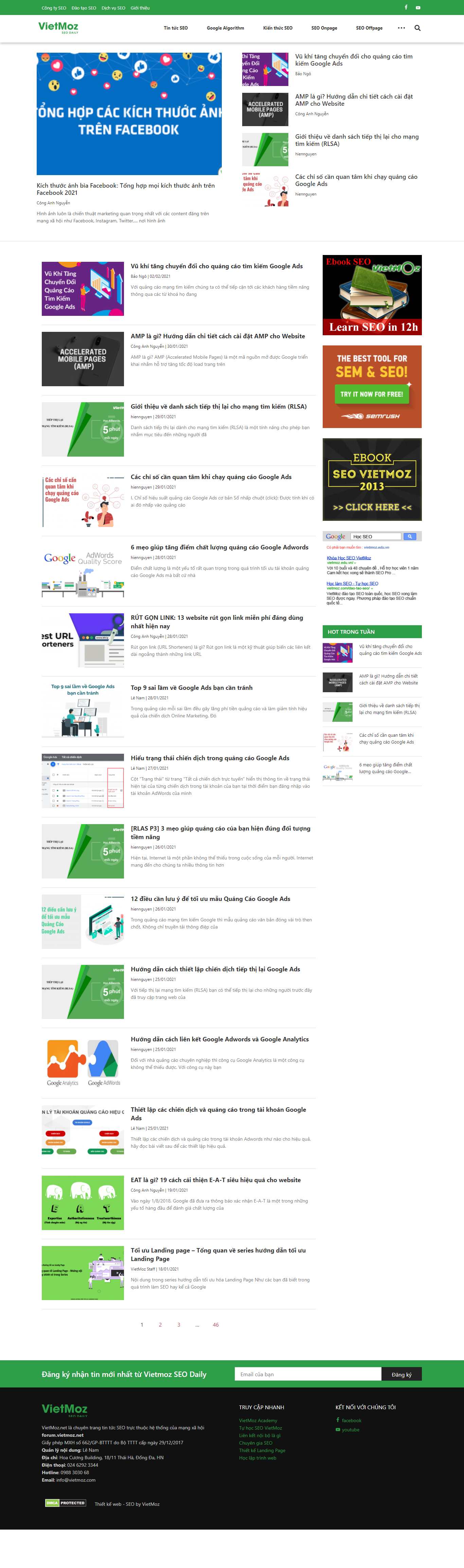 Thiết kế Website web Vietmoz - vietmoznet