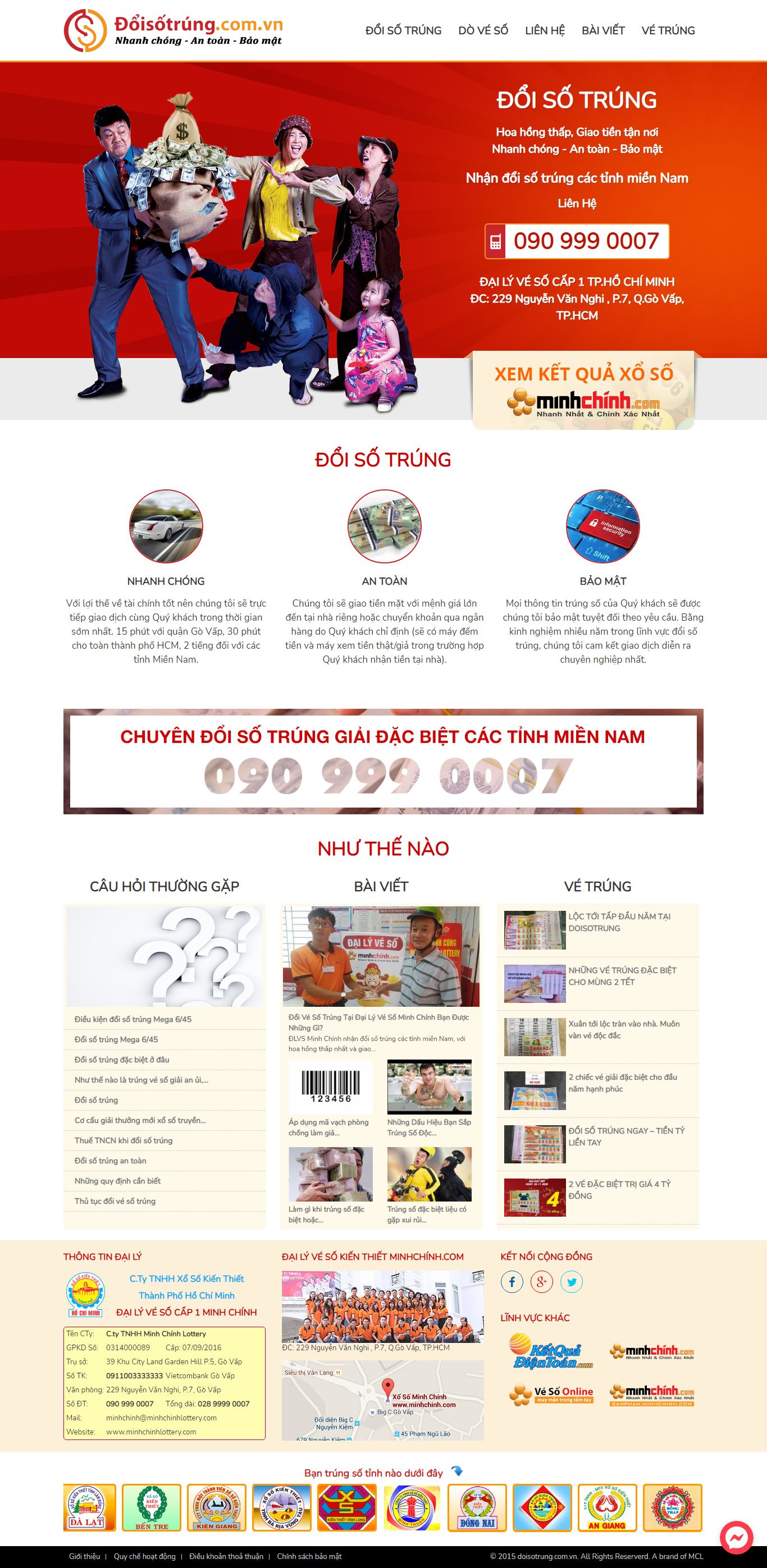 Thiết kế Website web minh chính - wwwdoisotrungcomvn