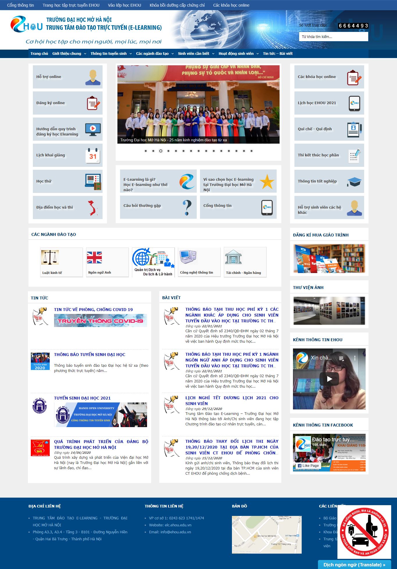 Thiết kế Website web học online - elcehoueduvn