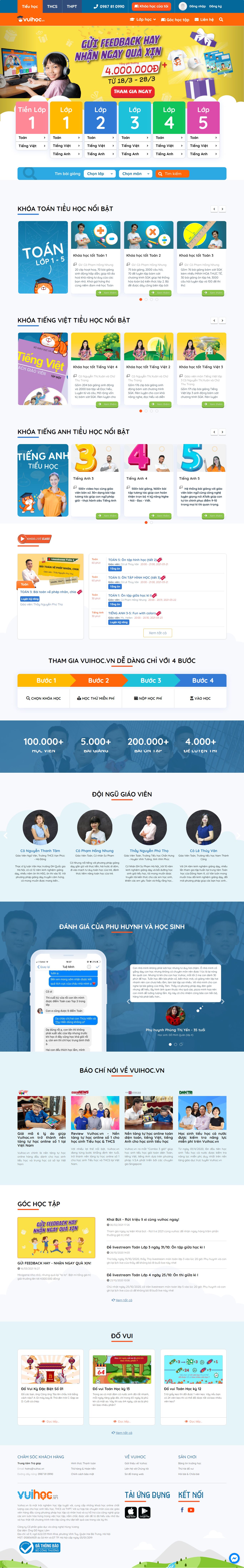 Thiết kế Website web minh chính - vuihocvn