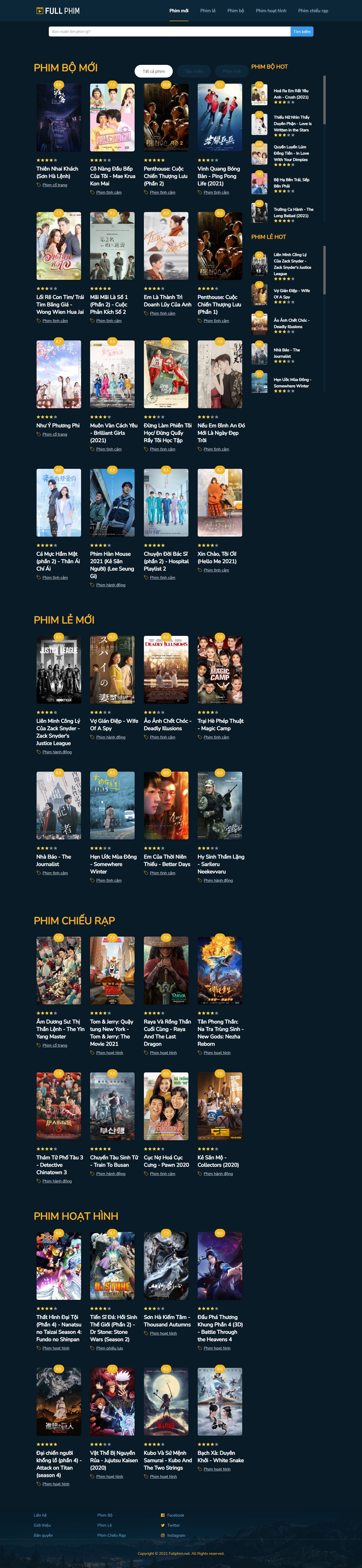 Thiết kế Website web minh chính - wwwfullphimnet