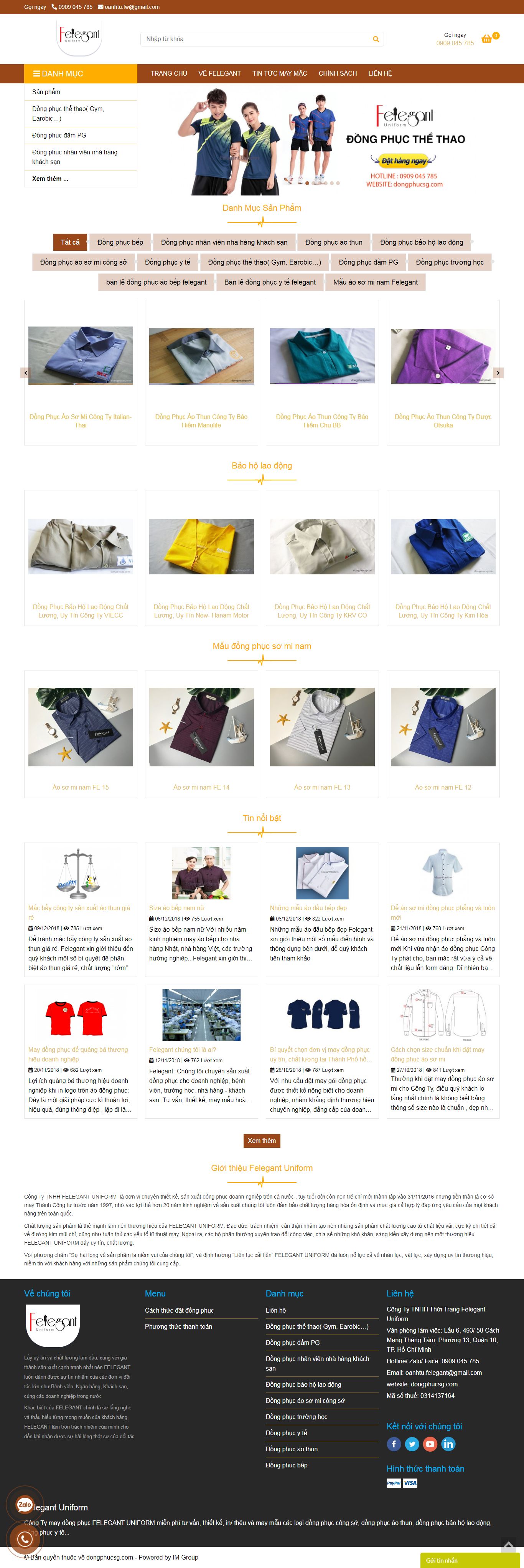 Thiết kế Website web chuyên nghiệp uy tín giá rẻ - dongphucsgcom