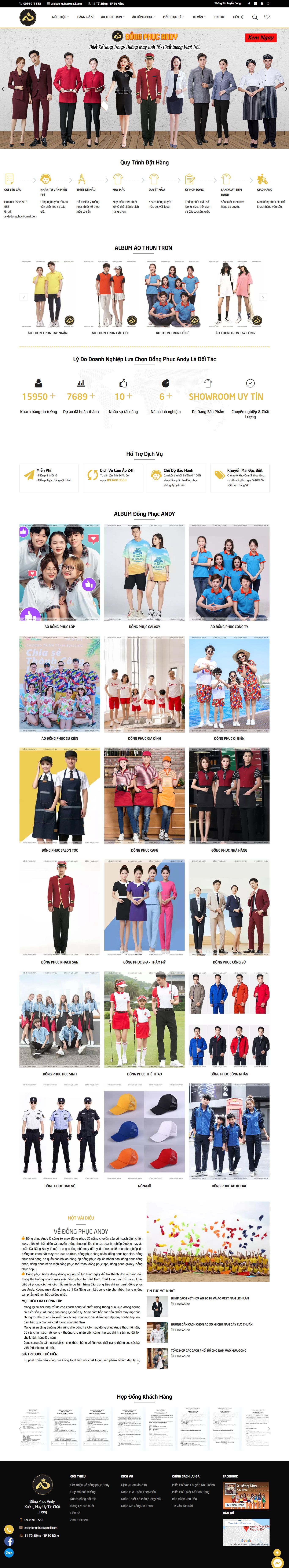 Thiết kế Website web minh chính - dongphucandycom