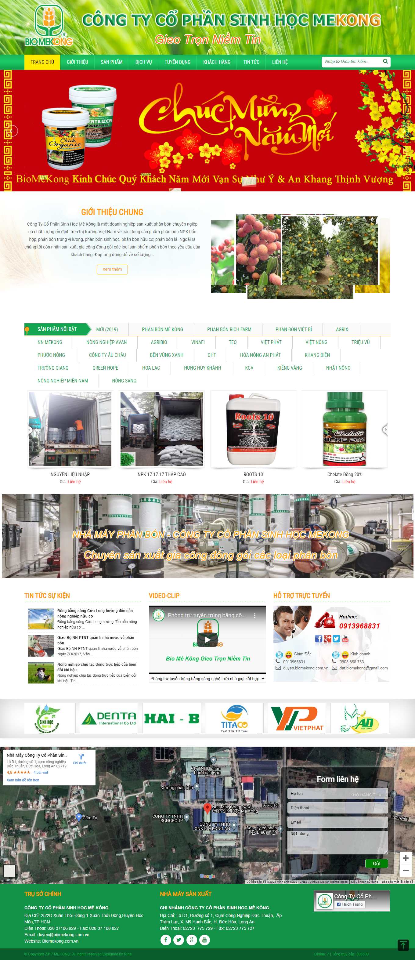 [pcccquangnam] Thiết kế Website web Sehilo - biomekongcomvn