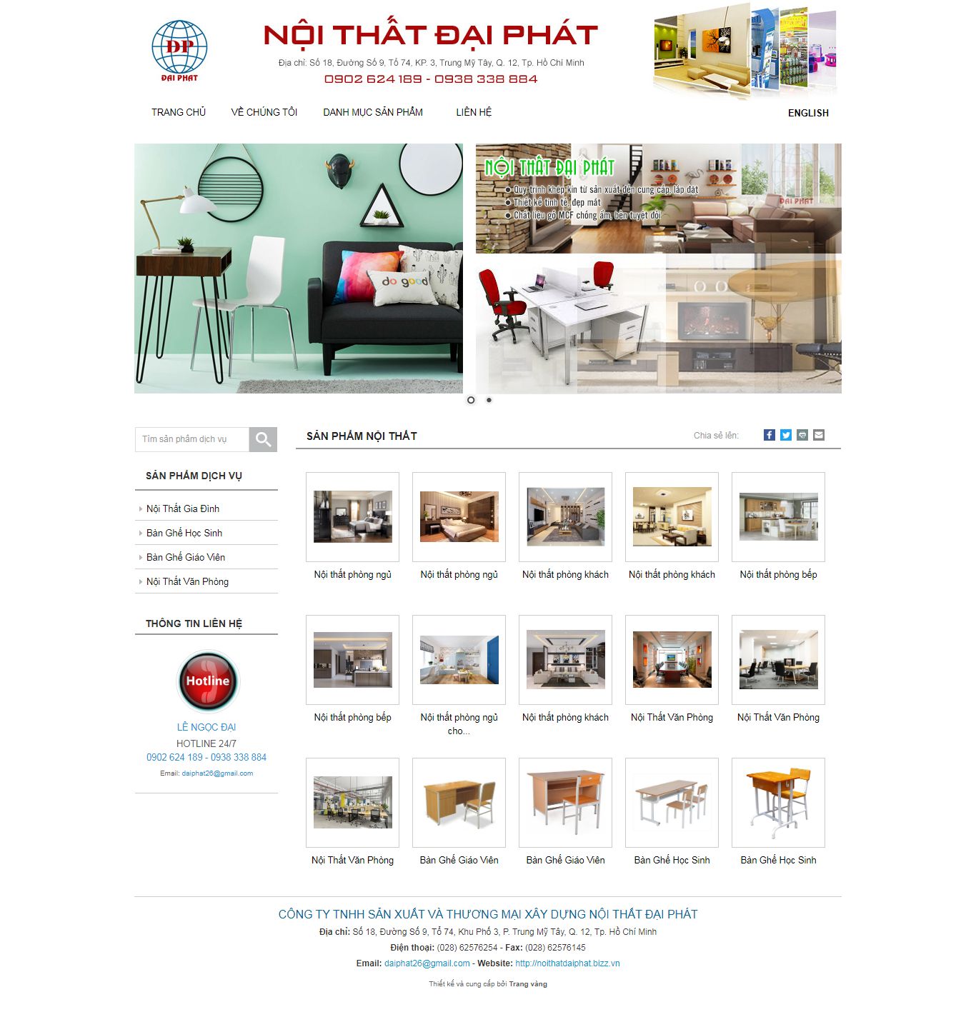 Thiết kế Website web minh chính - noithatdaiphatbizzvn