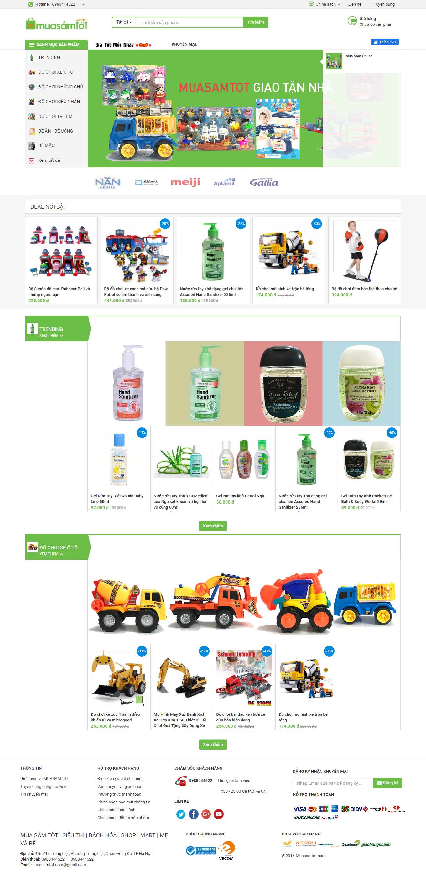 [pcccquangnam] Thiết kế Website web Sehilo - muasamtotcom