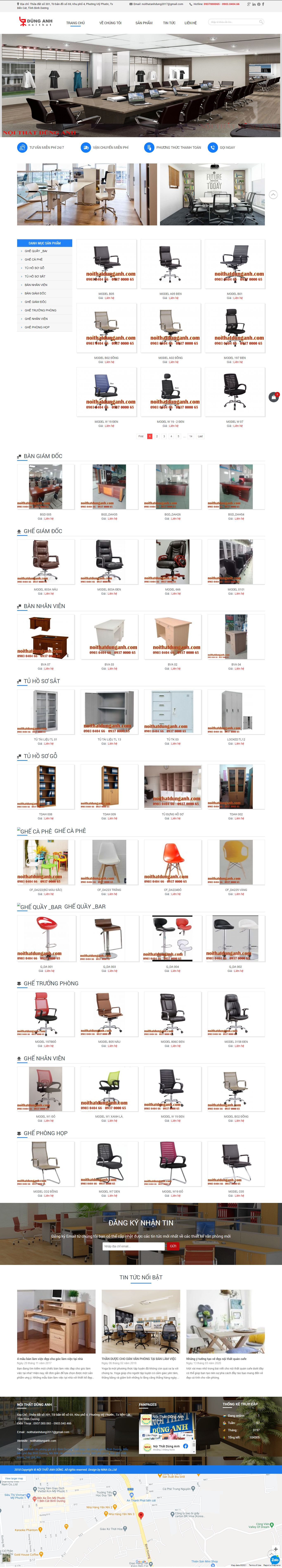 Thiết kế Website web chuyên nghiệp uy tín giá rẻ - noithatdunganhcom