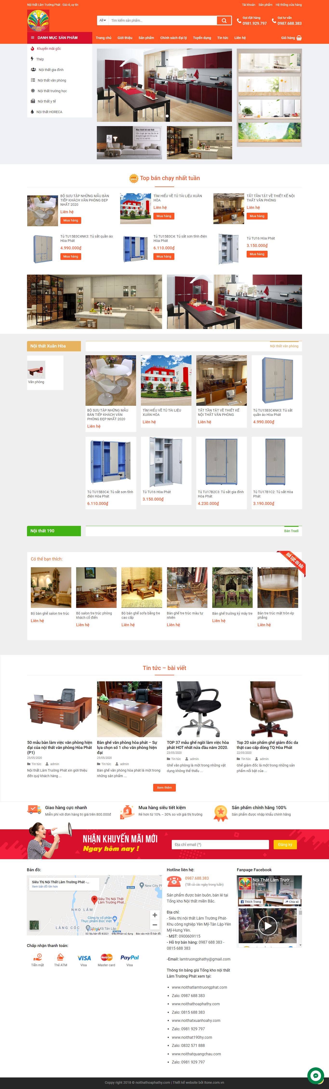 Thiết kế Website web chuyên nghiệp uy tín giá rẻ - noithatlamtruongphatcom