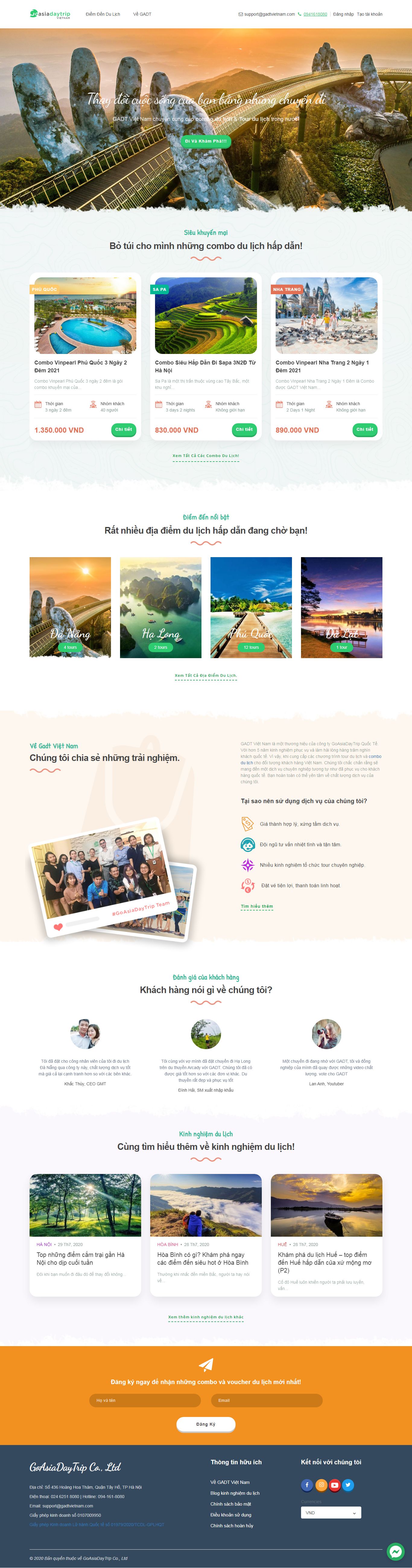 Thiết kế Website web 1000k - gadtvietnamcom