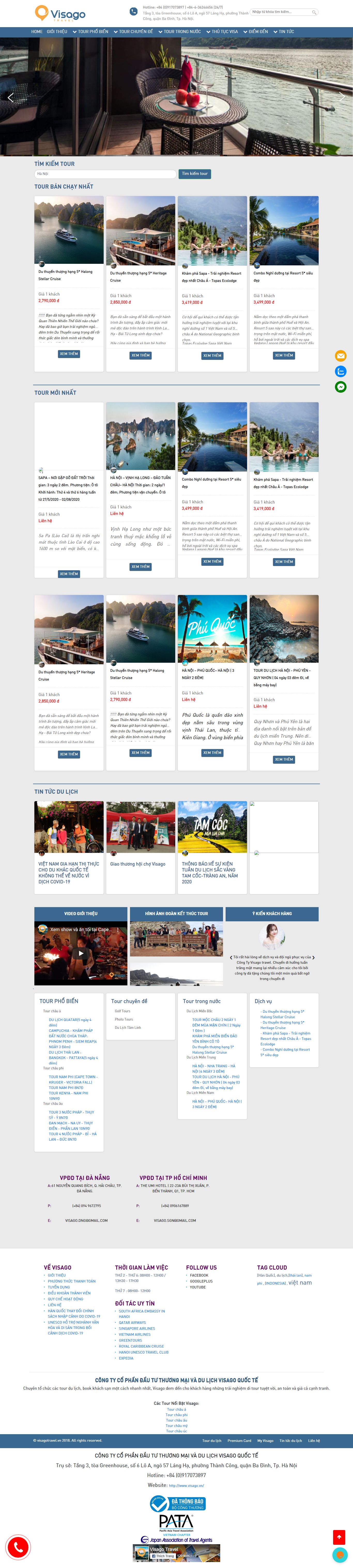 Thiết kế Website web 1000k - visagotravelvn