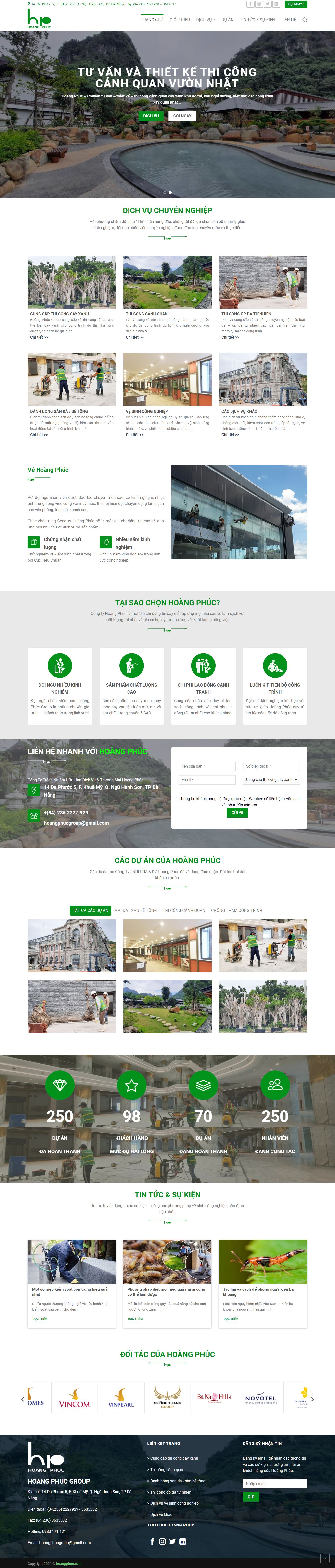 Thiết kế Website web trọn gói giá rẻ - hoangphuccom