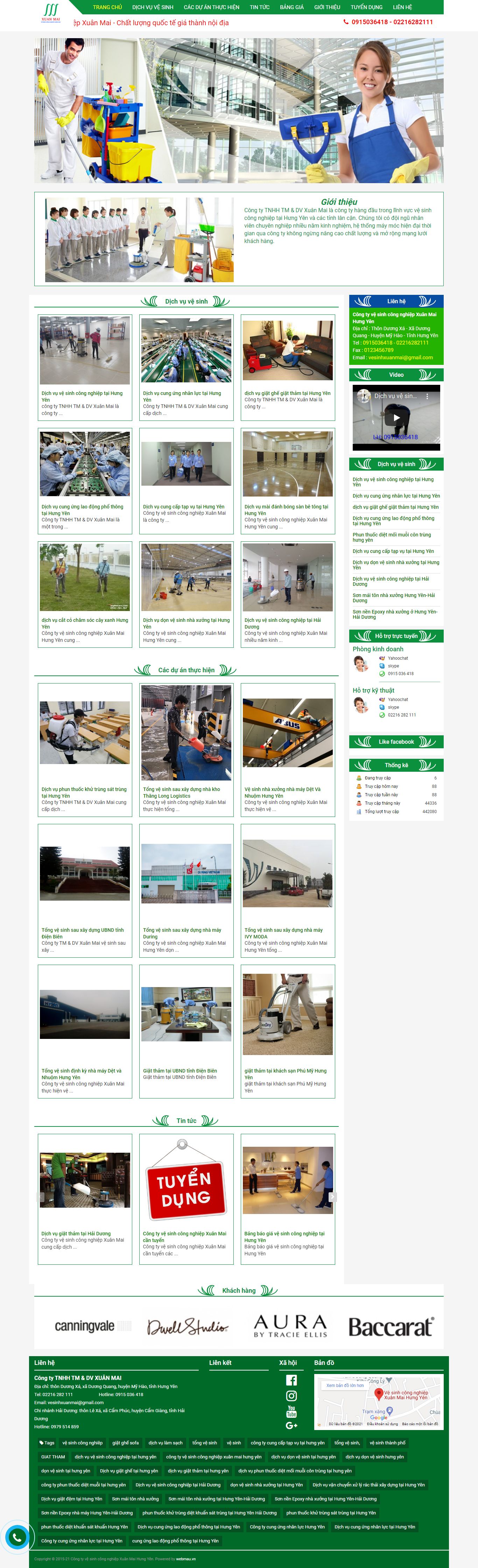 Thiết kế Website web trọn gói giá rẻ - xuanmaihungyencom