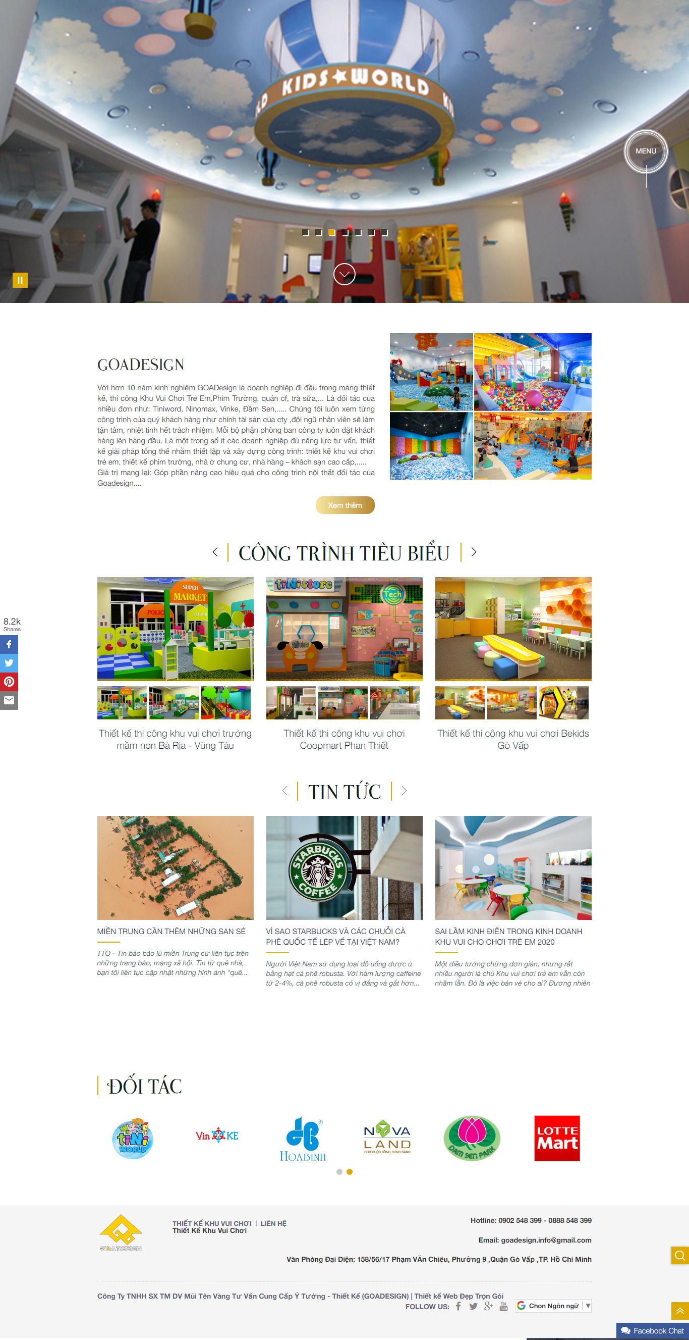 Thiết kế Website web Phim mới - goadesigncomvn