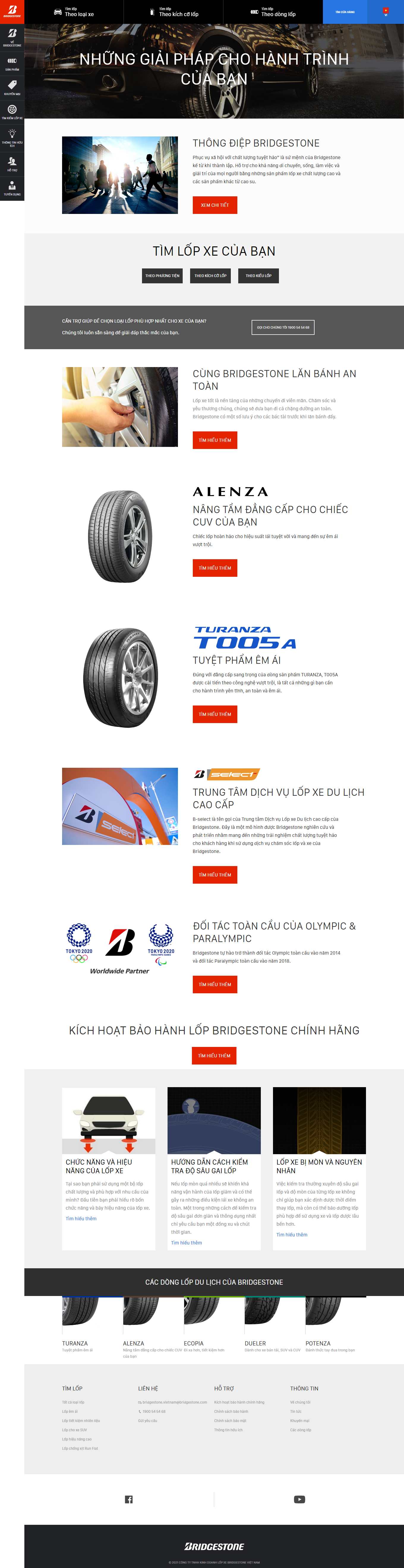 Thiết kế Website Web Quận Thanh Xuân - wwwbridgestonecomvn