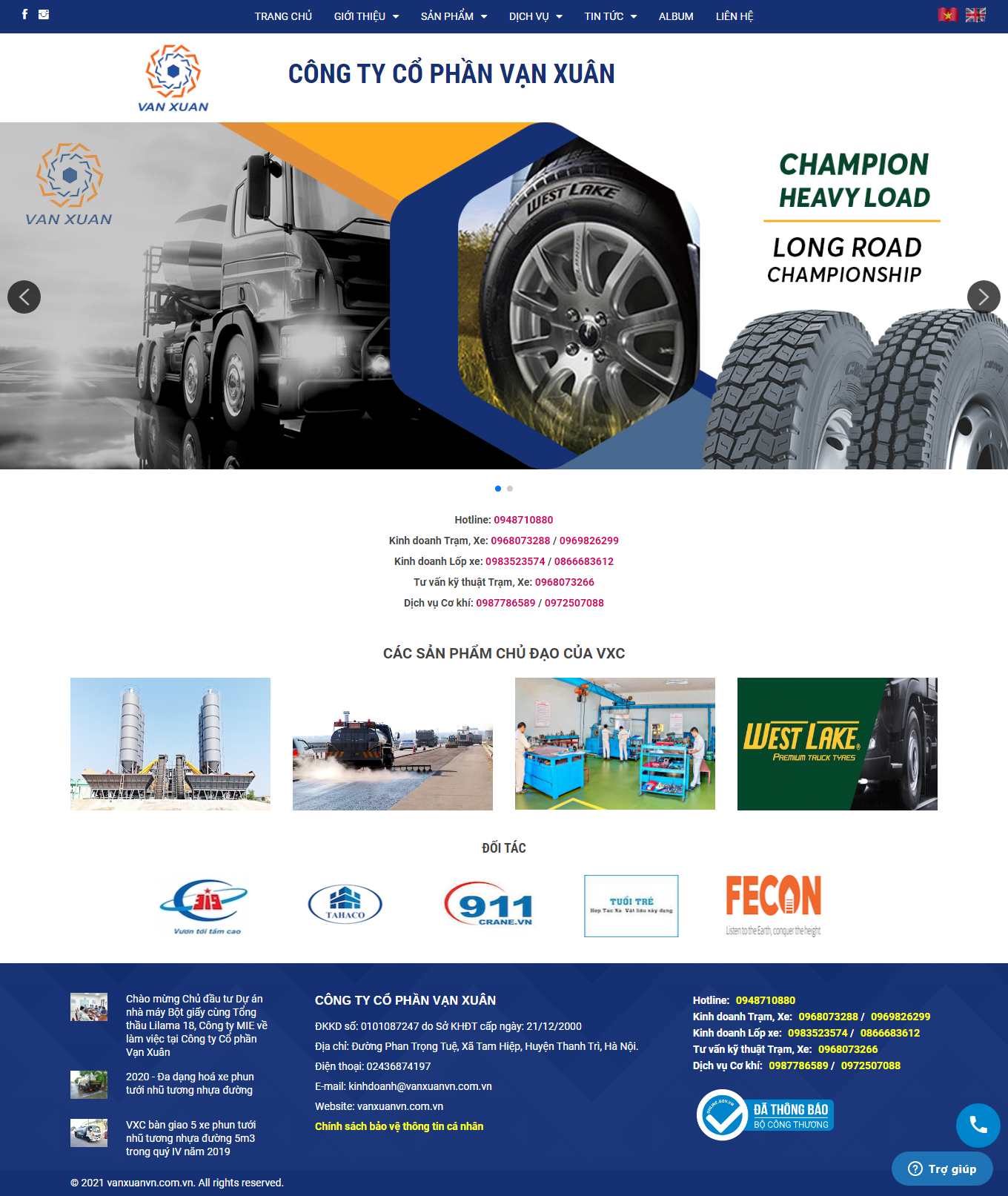 Thiết kế Website Web Quận Thanh Xuân - wwwvanxuanvncomvn