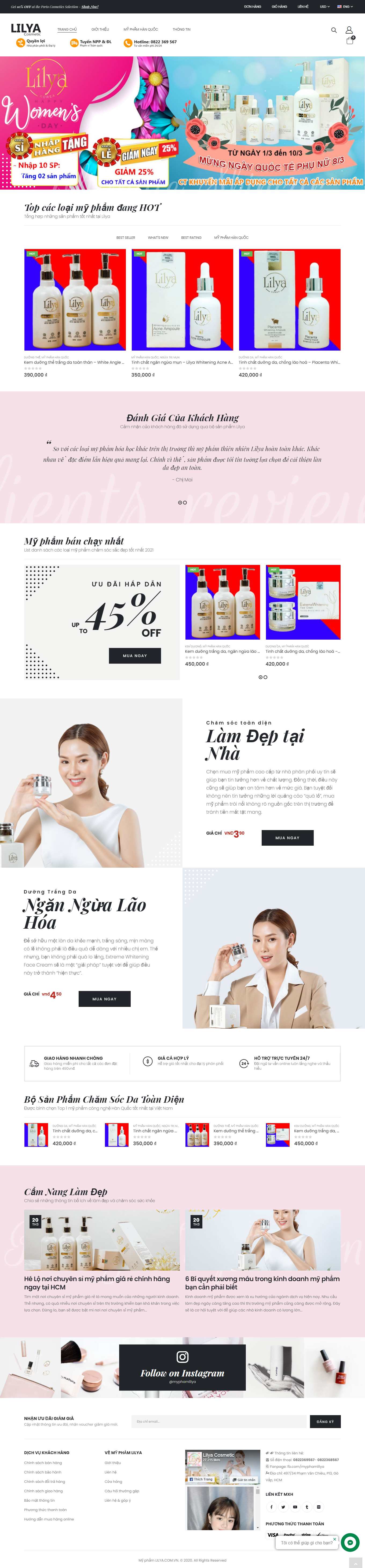 Thiết kế Website Web Quận Thanh Xuân - lilyacomvn