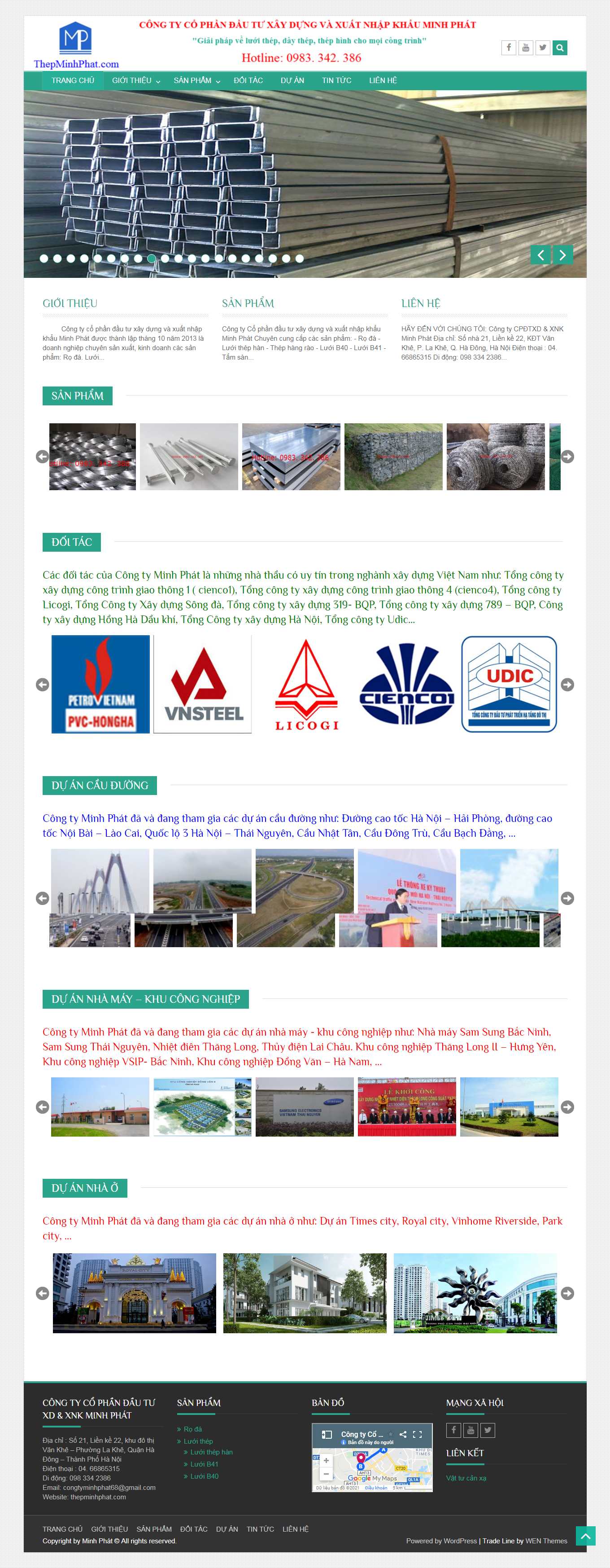 [babi] Thiết kế Website Web Huyện Gia Lâm - thepminhphatcom