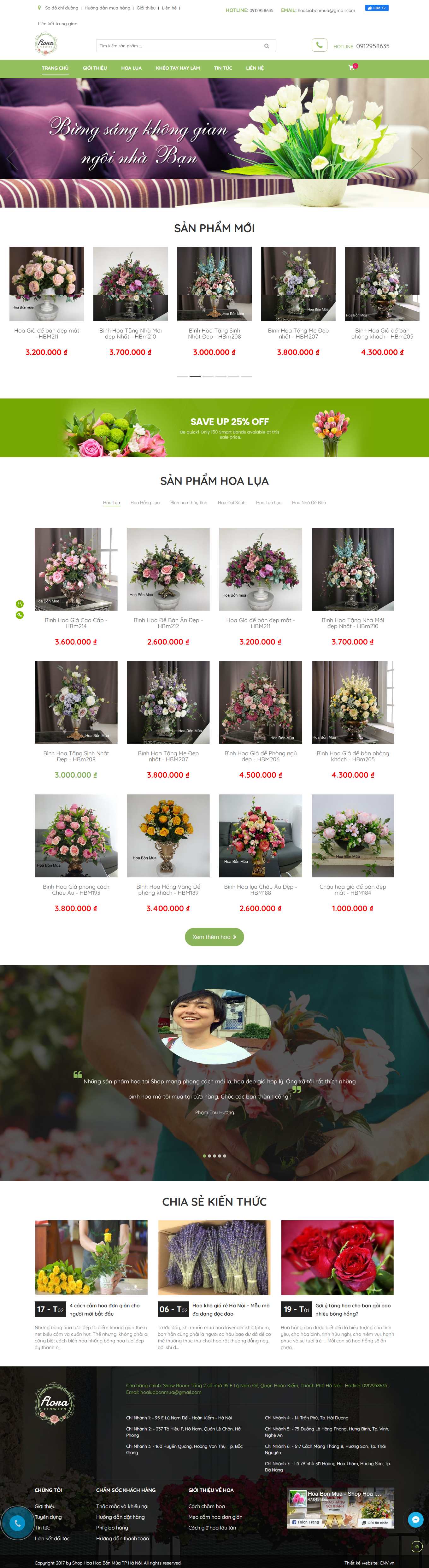 [babi] Thiết kế Website Web Huyện Gia Lâm - hoabonmuavn