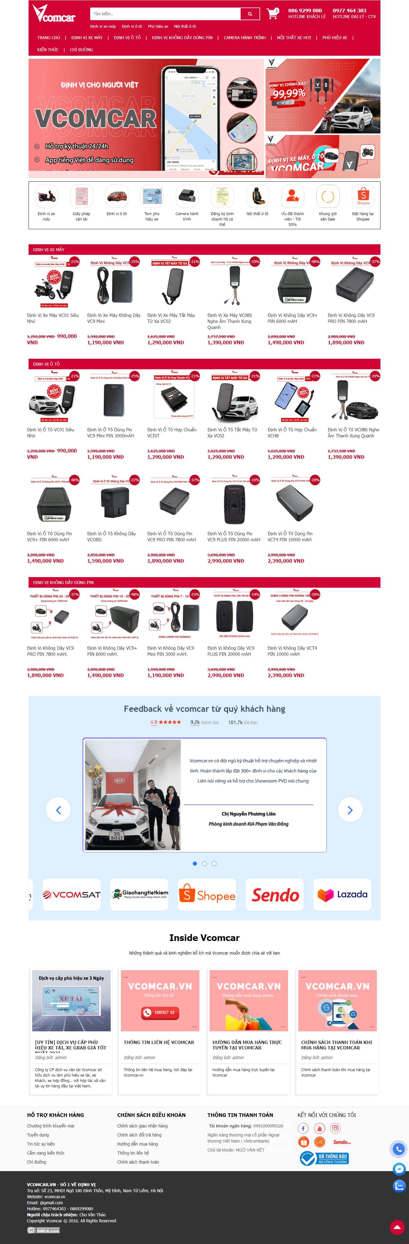 [babi] Thiết kế Website Web Huyện Gia Lâm - vcomcarvn