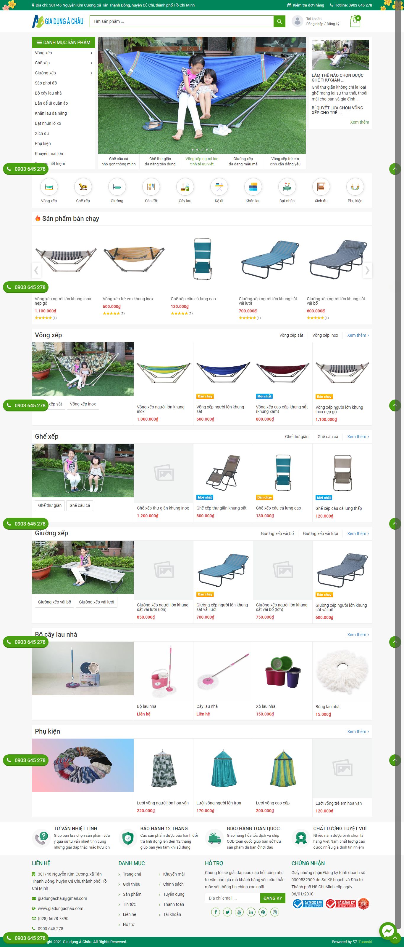 [digivi] Thiết kế Website web siêu tốc - giadungachaucom