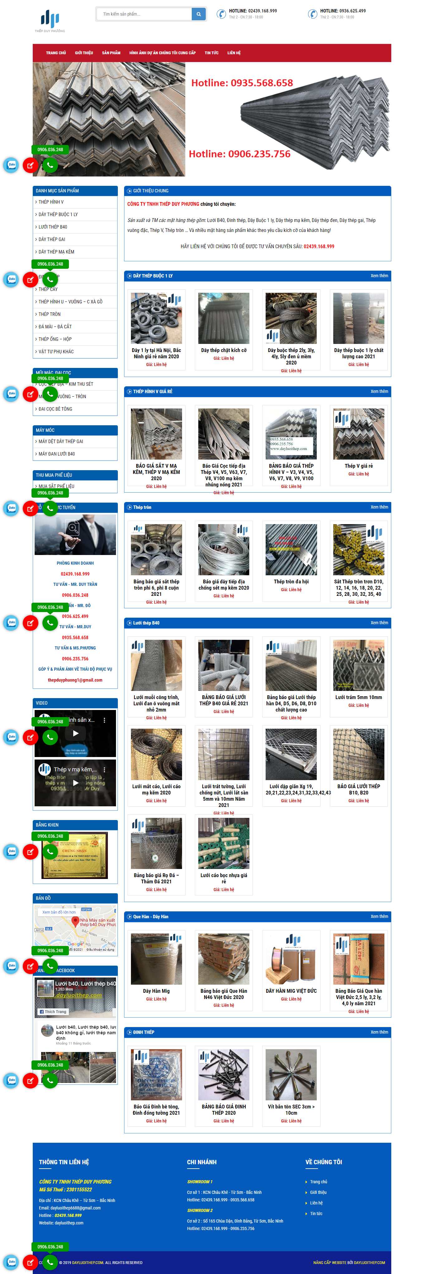 [vatlieu] Thiết kế Website Web Quận Bắc Từ Liêm - dayluoithepcom