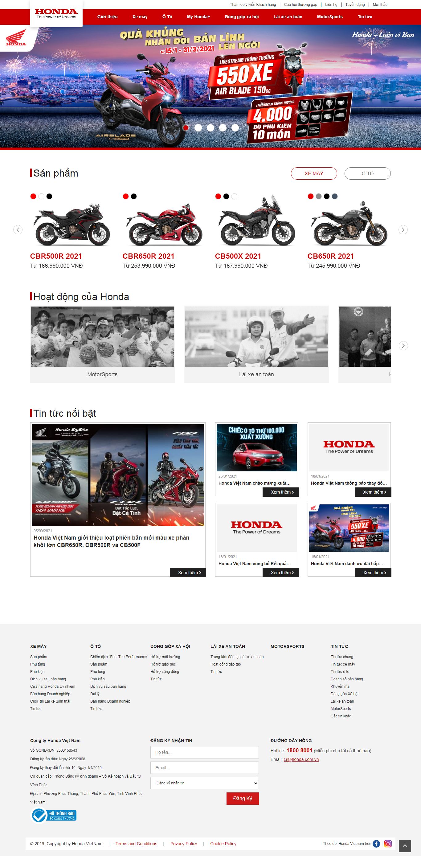 [lecvietnam] Thiết kế Website web nước ngoài - wwwhondacomvn