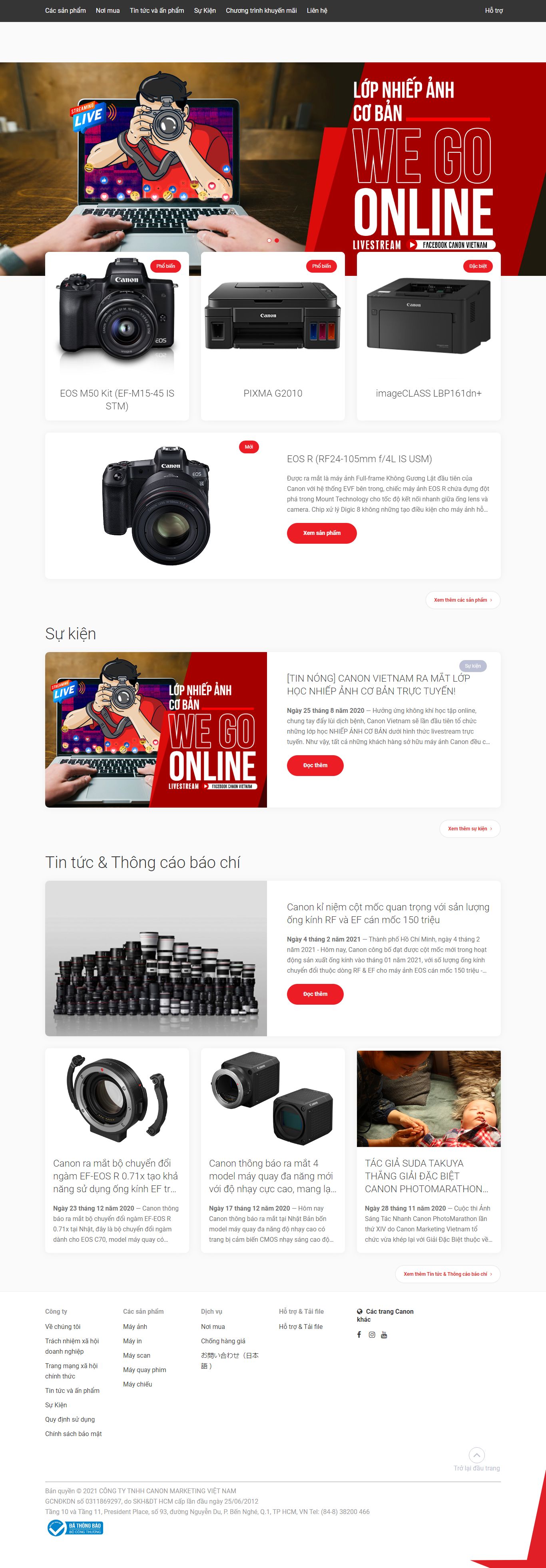 [lecvietnam] Thiết kế Website web nước ngoài - vncanon