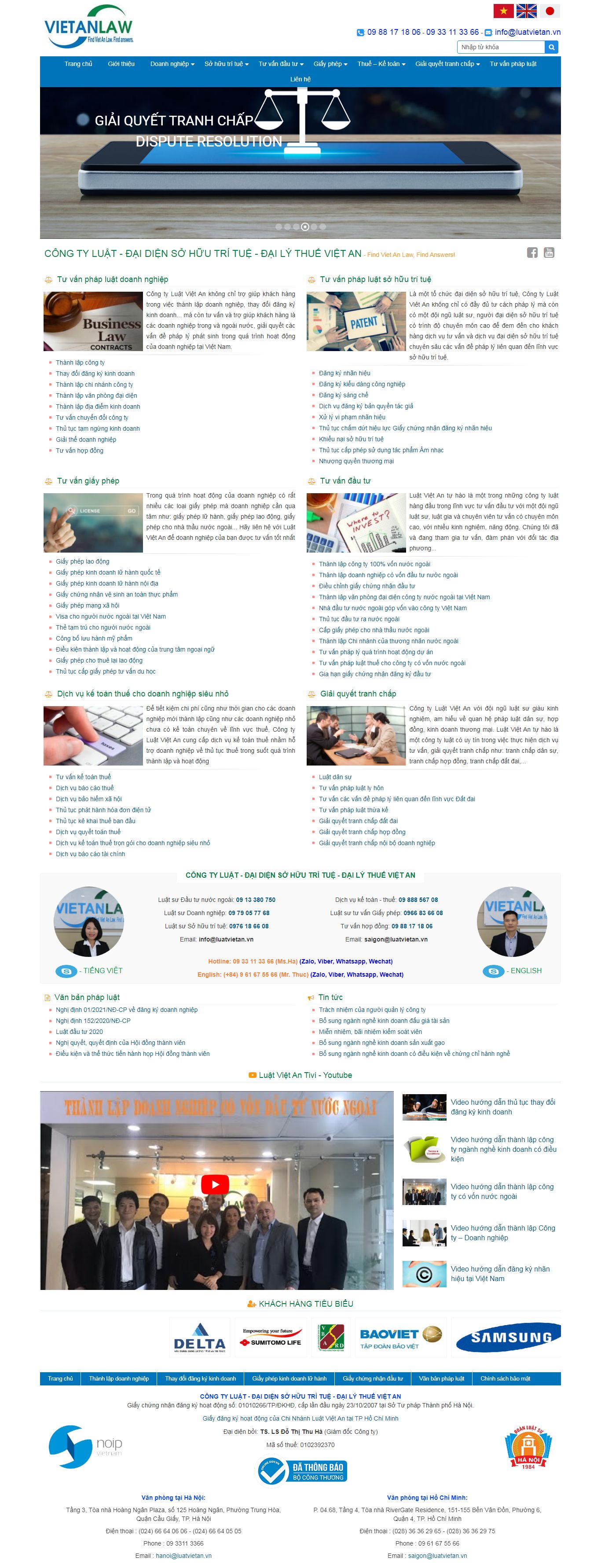 [noithatducduong] Thiết kế Website web tối ưu seo - luatvietanvn