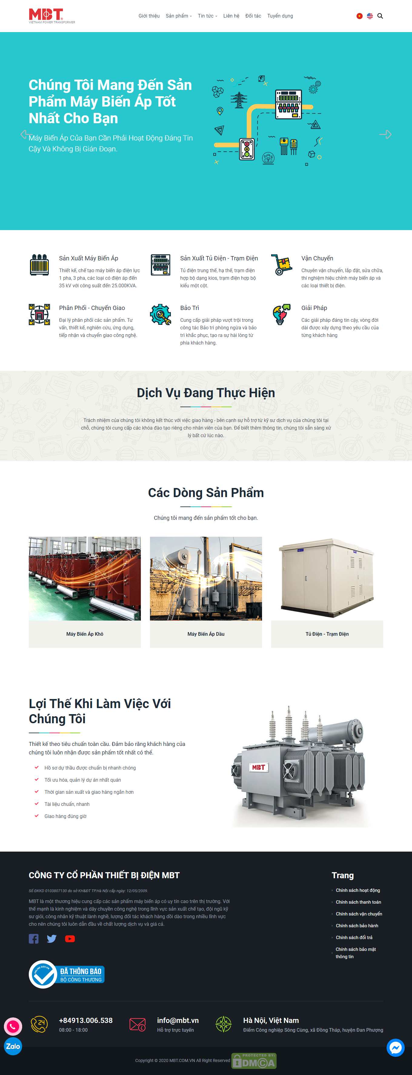 [misahouse] Thiết kế Website Web Quận Hà Đông - mbtcomvn