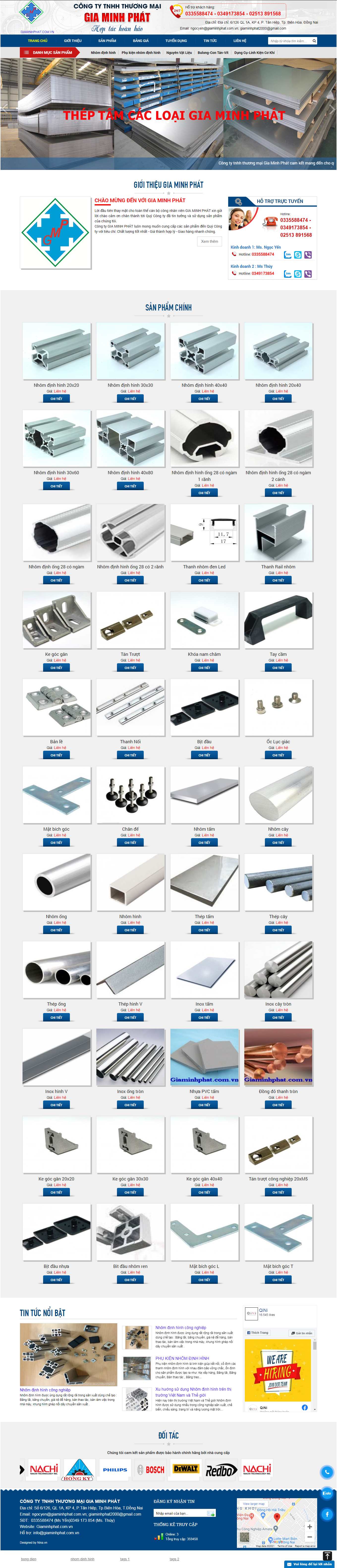 [misahouse] Thiết kế Website Web Quận Hà Đông - giaminhphatcomvn