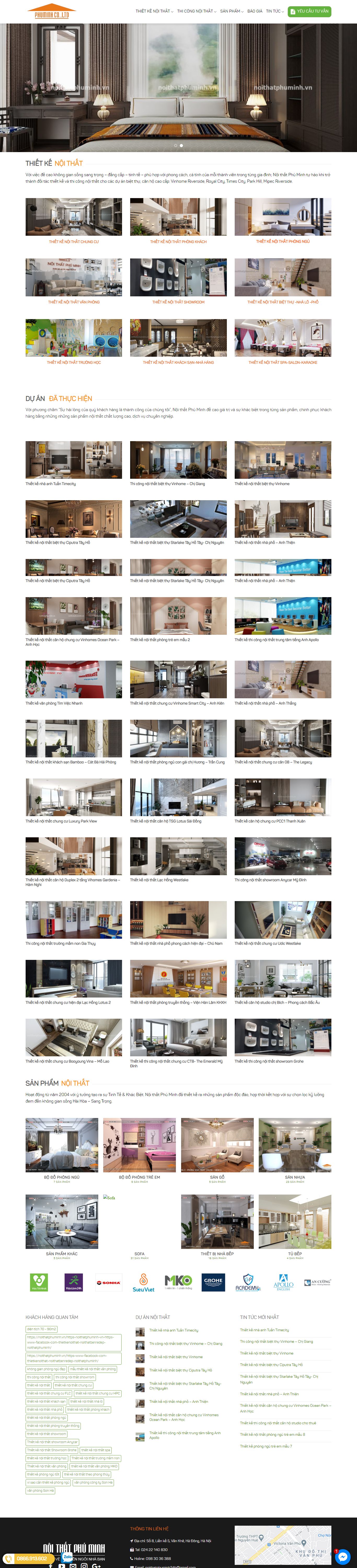 [noithatducduong] Thiết kế Website web tối ưu seo - noithatphuminhvn