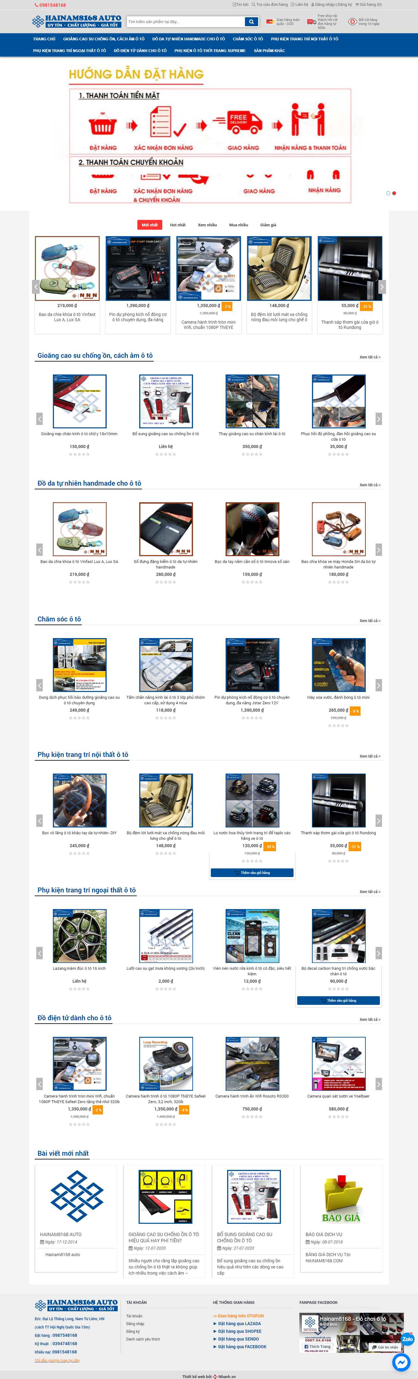 Thiết kế Website Web Huyện Phúc Thọ - hainam8168com