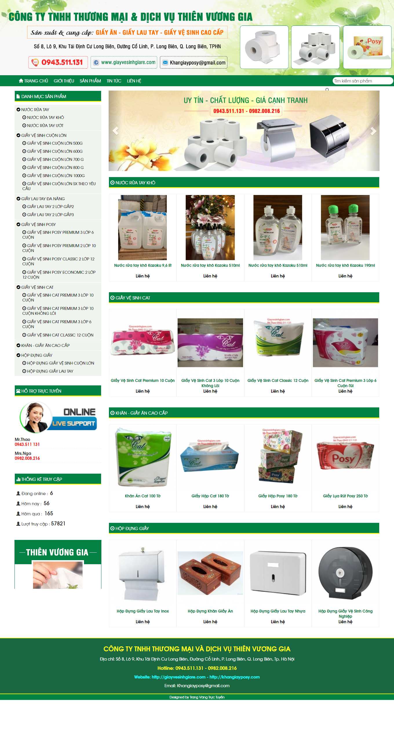 [sonbenthanh] Thiết kế Website Web Huyện Đan Phượng - giayvesinhgiarecom