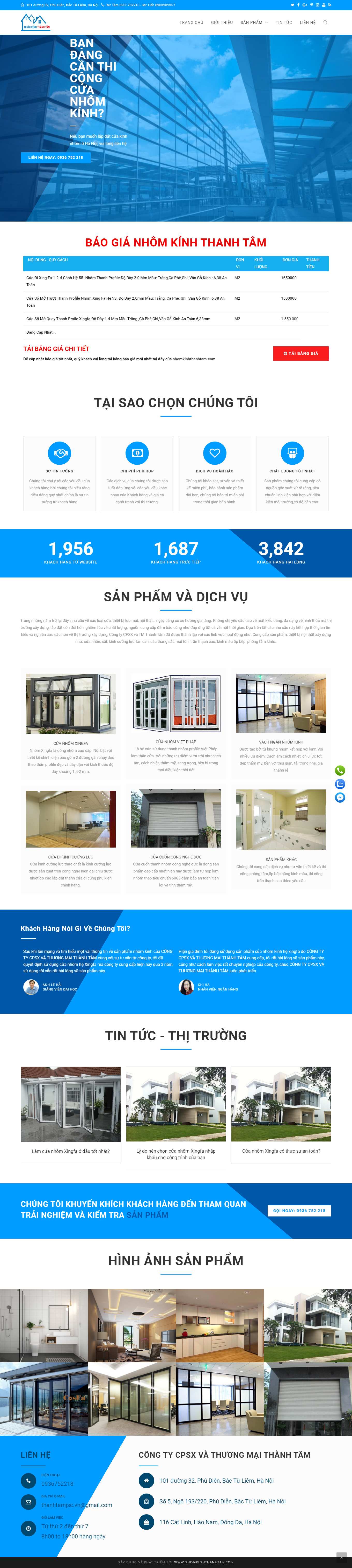 [sanxuatlythuytinh] Thiết kế Website Web Huyện Quốc Oai - nhomkinhthanhtamcom