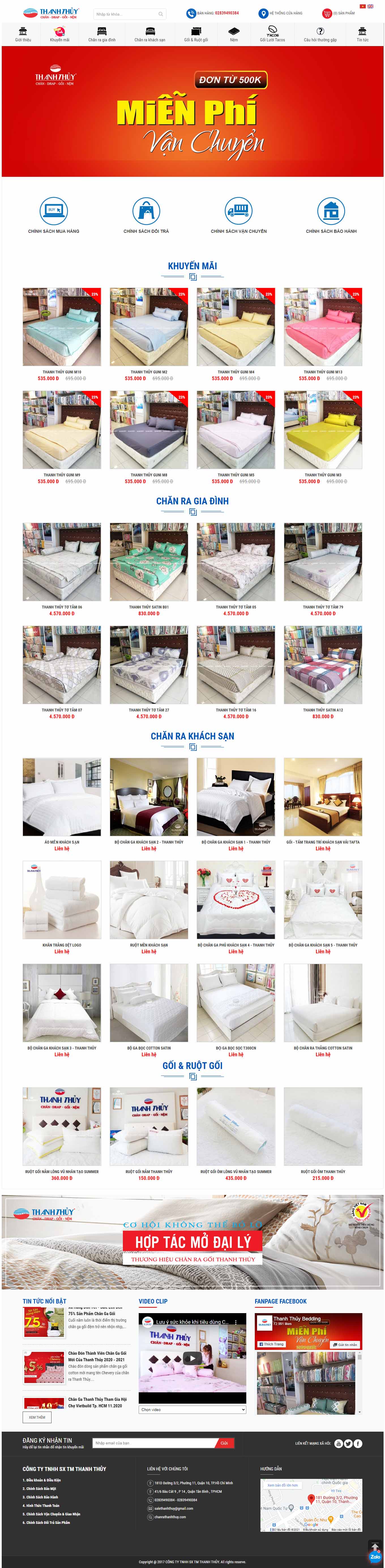 [demxanh] Thiết kế Website Web Huyện Chương Mỹ - chanrathanhthuycom