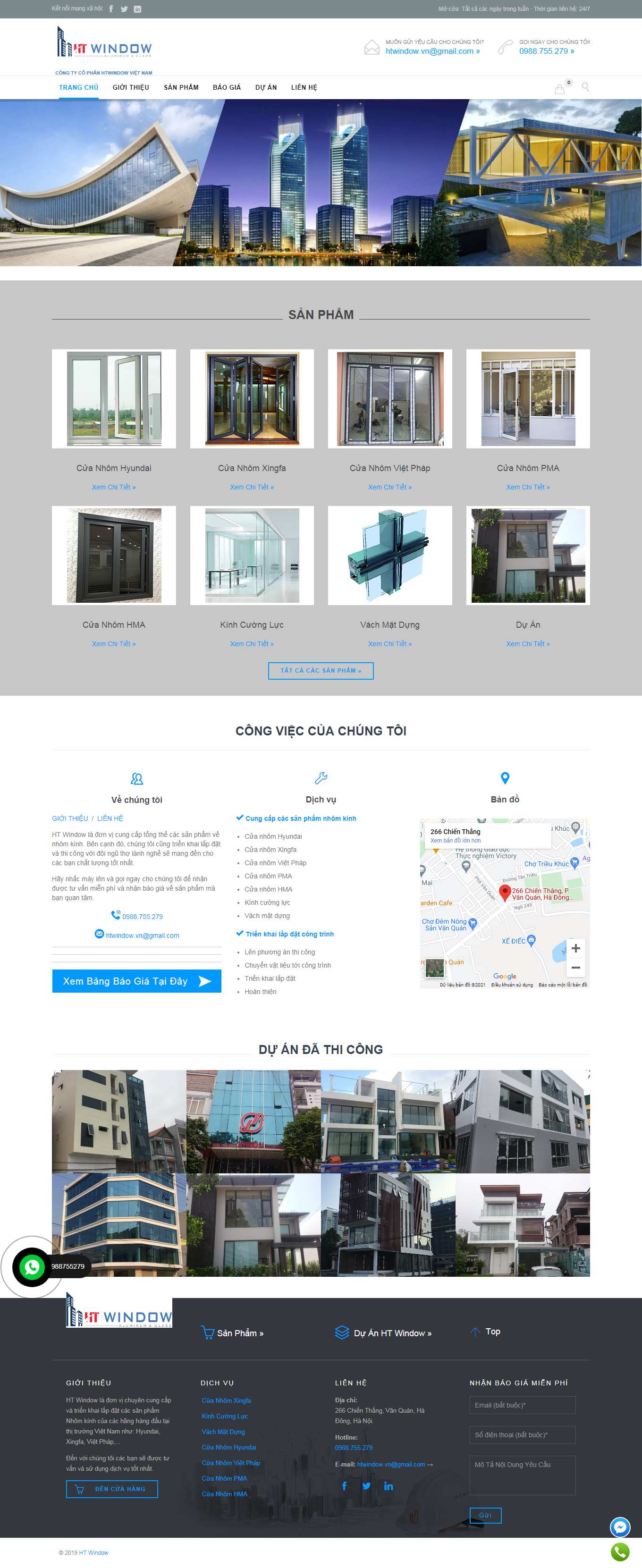 [demxanh] Thiết kế Website Web Huyện Chương Mỹ - htwindowvn